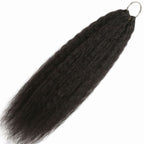 20" Kinky Straight Feather Crochet