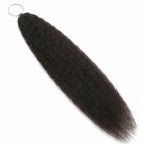 20" Kinky Straight Feather Crochet