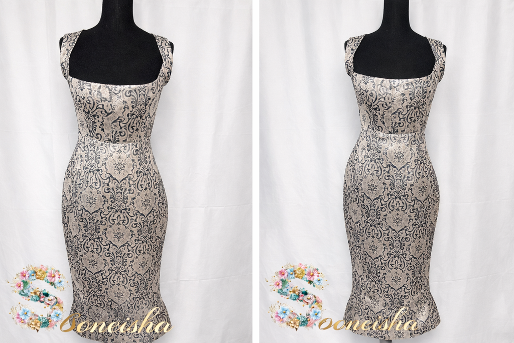 Signature Vest-Style Sheath Dress